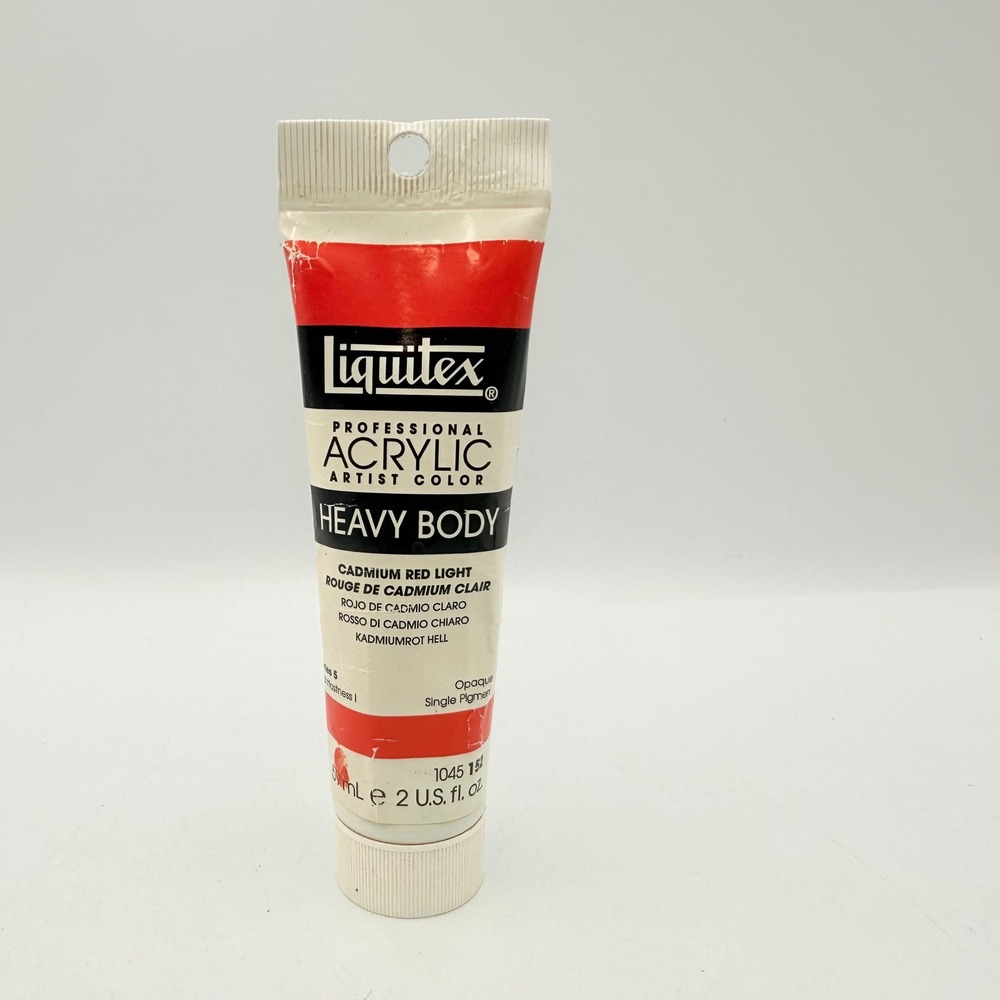 Liquitex Professional Heavy Body Acrylic Paint Cadmium Red Light 2oz 59ml